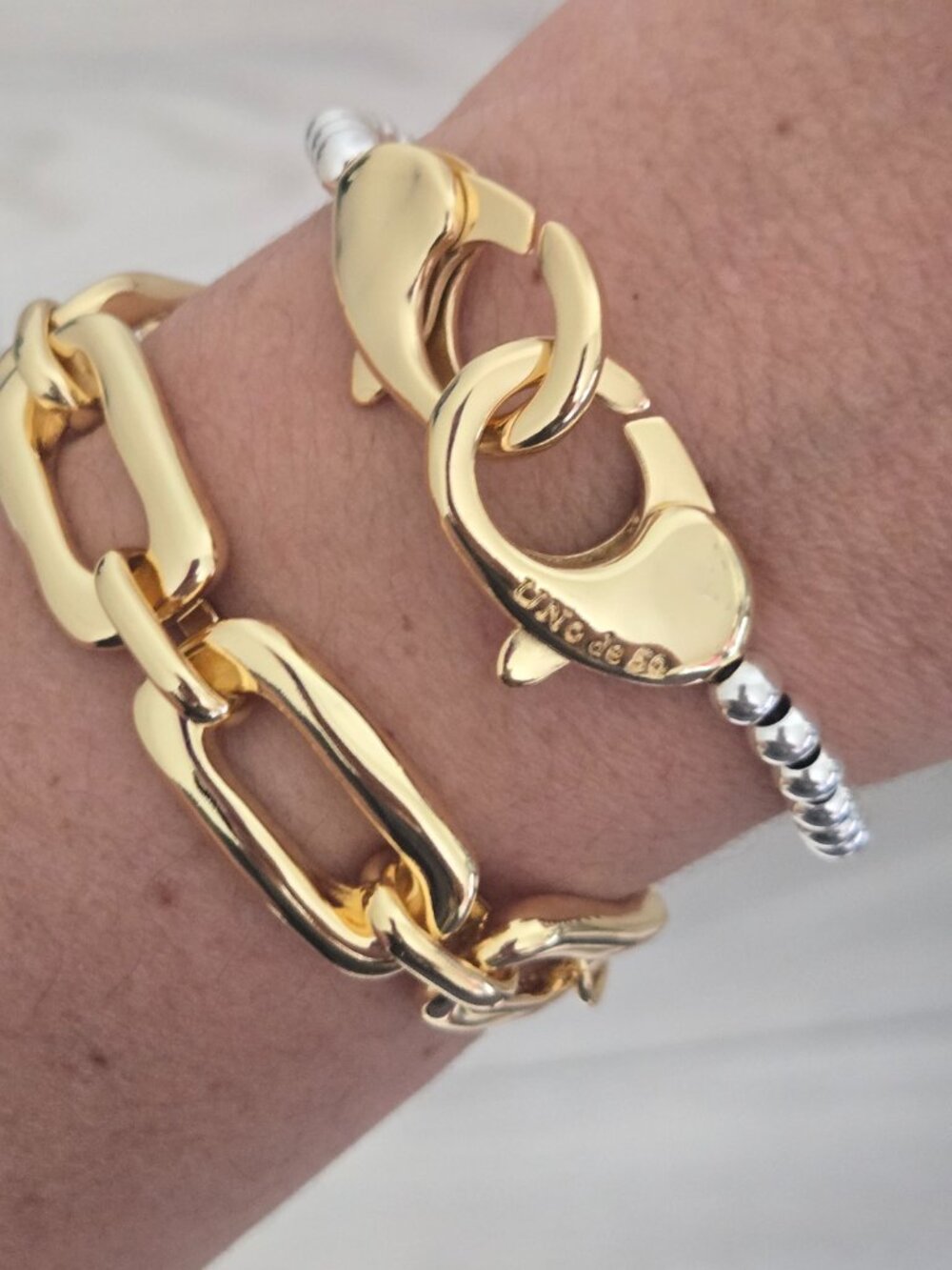 Uno de 50 Bracelet • LIBERTY • Silver/Gold plated • Size M • New model 2026 - Picture 14 of 16